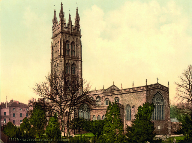 St Mary Magdalene church, Taunton, c1900