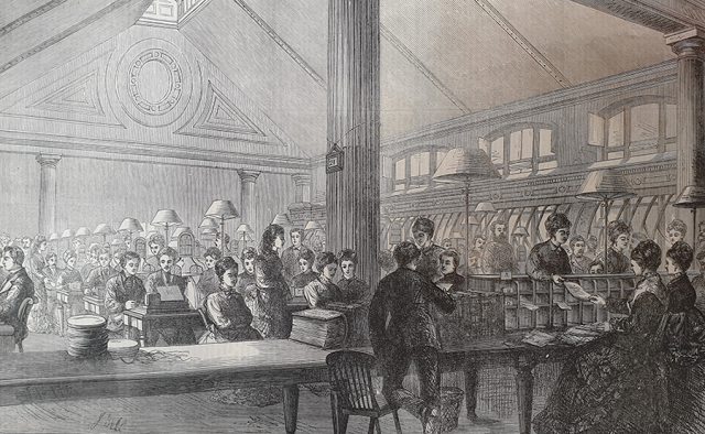 Central Telegraph Office, Illustrated London News, 12 December 1874. Image with kind permission of David Green.