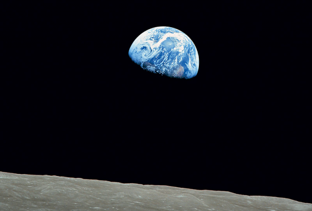 ‘Earthrise’, taken on 24 December 1968, by Apollo 8 astronaut William Anders