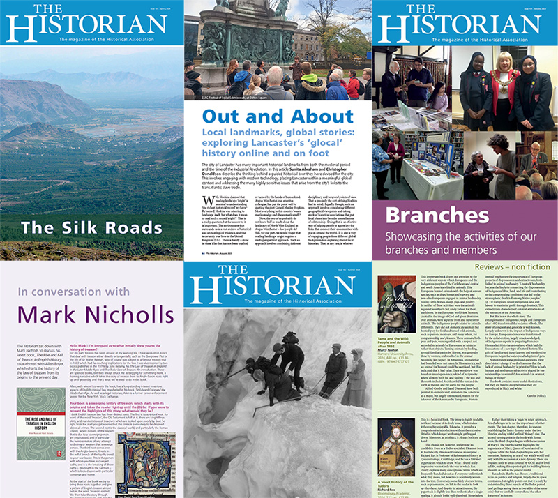 Get involved in ‘The Historian’ / Higher Education / Historical Association