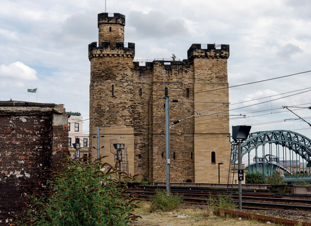 The Bailey of Newcastle's Norman castle