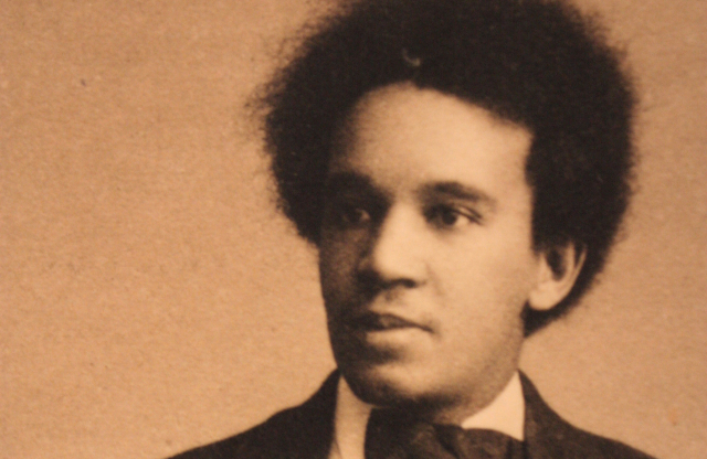 Portrait of British music composer, Samuel Coleridge-Taylor. Circa 1893.