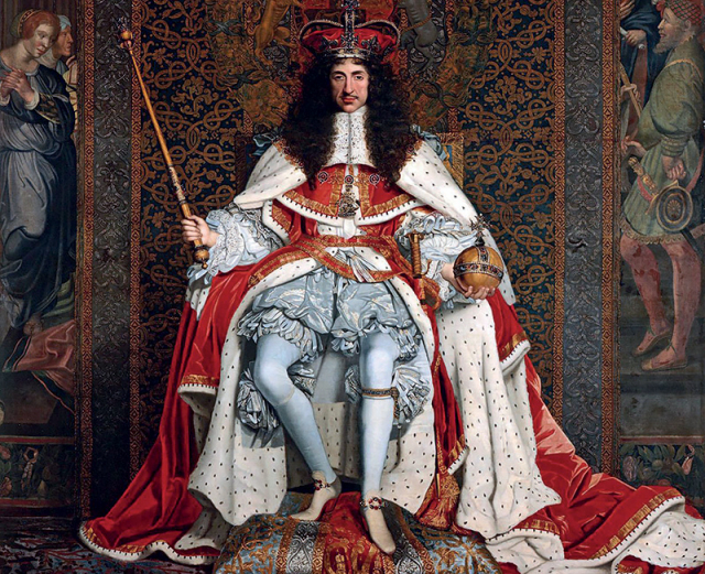 Coronation portrait of Charles II