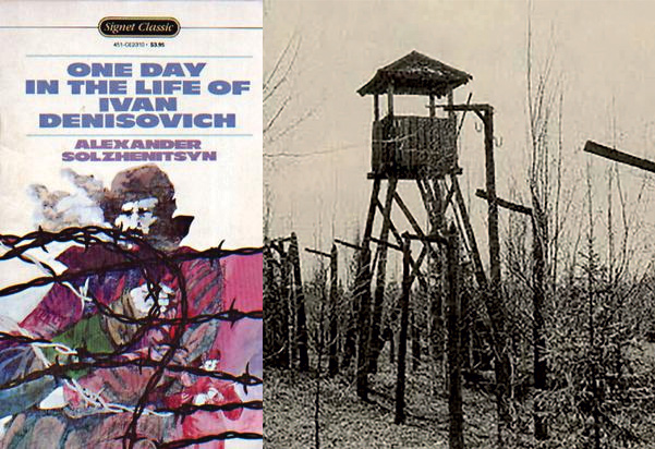 Solzhenitsyn: 'One Day In the Life...'; photograph of the Gulag