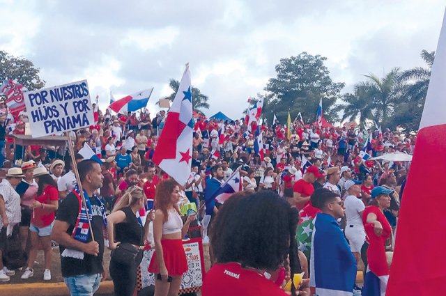 Protests in Panama against the Mining Contract, November 2023