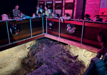 School visit to a Roman site